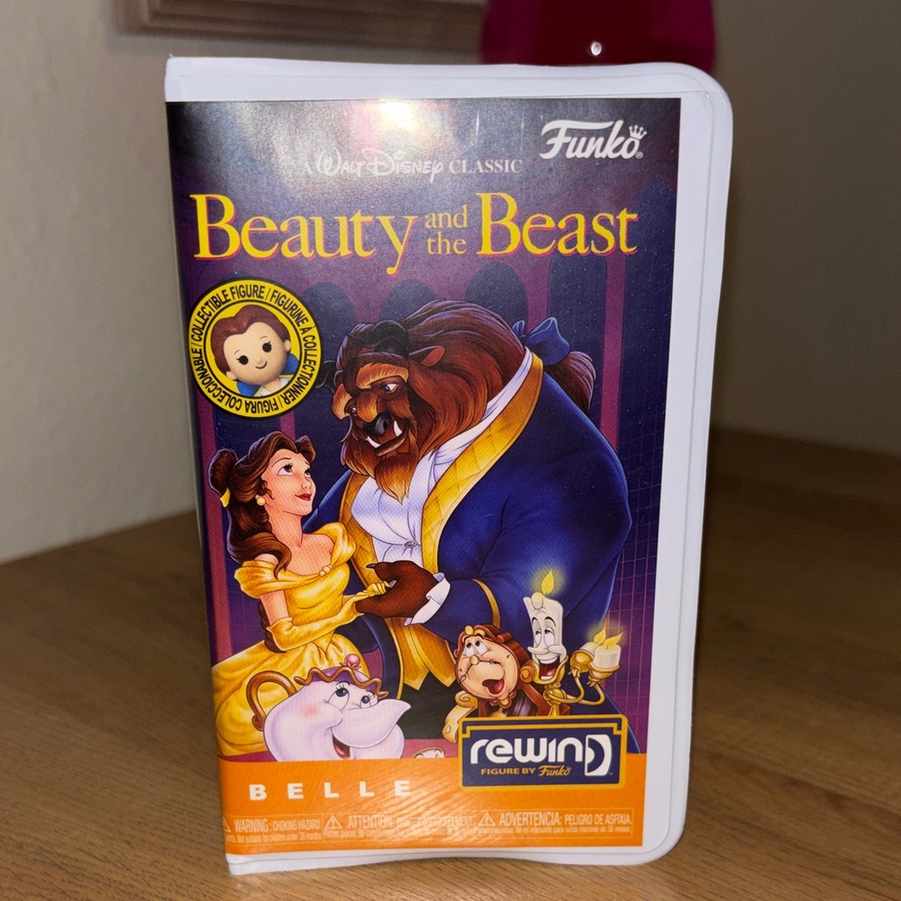 Funko Pop Rewind Belle Beauty and the Beast Disney VHS Collectible Figure
